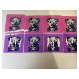 (8) 6' 1980s 'Hug Me Bear' Fair Prize Mirror Art