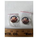 (2) 250th Anniversary United States Coins