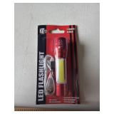 LED Flashlights 2-Lights in One Red