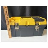 Plastic Yellow Toolbox with Tools