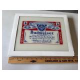 (6) 12' 1980s 'Budweiser' Fair Prize Mirror Art