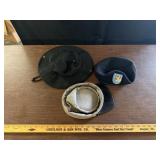 (3) Military Style Hats