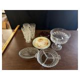 Lot of Cups, Glassware, Plates