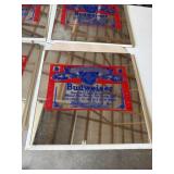(6) 12' 1980s  'Budweiserï¿½ Fair Prize Mirror Art