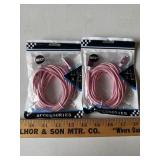 (2) Pink USB to Lightning Charging Cords