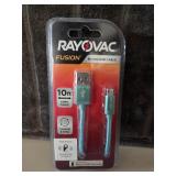Rayovac 10ft. Micro USB Charging Cable *NEW*
