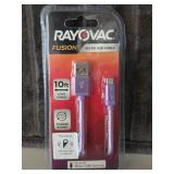 Rayovac 10ft. Micro USB Charging Cable *NEW*
