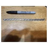 Sterling Silver Heart Braclet