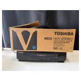 VTG Black Toshiba Hi-Fi Stereo VHS VCR with Box