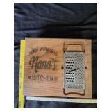 'Made with Love Nanaï¿½s Kitchen' Wood Cutting Board