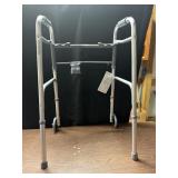 Medline 2 Button Folding Walker-New