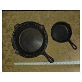 (2) Cast Iron Skillets