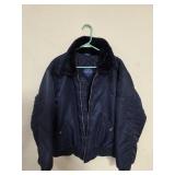 Hallenger Blue Bomber Jacket Size L