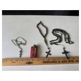 Cross Necklaces, Rosary, Holy Water Vial