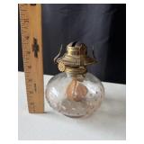 VTG Lamplight Farms Clear Glass Hobnail Kerosene