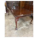 HICKORY WHITE CHIPPENDALE DINING ROOM TABLE