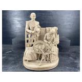 JOHN ROGERS CAST PLASTER LARGE FIGURE STATUE