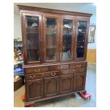 HENKEL HARRIS SOLID MAHOGANY CHINA CLOSET