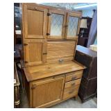 WILSON KITCHEN OAK HOOSIER CABINET
