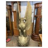 LARGE GOLD EAGLE ON STARS FOREVER BASE