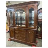 DREXEL HERITAGE EXTRA LARGE 2 PC CHINA CLOSET