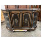 INLAID EBONY VICTORIAN CREDENZA