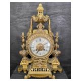 ANTIQUE BRONZE TIFFANY AND CO. FRENCH MANTEL CLOCK