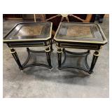 PR OF FRENCH BOULLE INLAID SIDE TABLES