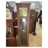 OAK TALL CASE CLOCK