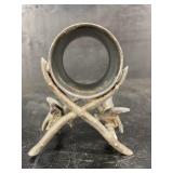 ANTIQUE DOUBLE EAGLE FIGURAL NAPKIN RING HOLDER