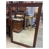 SOLID MAHOGANY CRAFTIQUE MIRROR