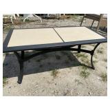 HAMPTON BAY TILE TOP OUTDOOR COFFEE TABLE