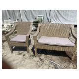 2 PC OUTDOOR PATIO SET IN VERY GOOD CONDITION