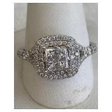 14 WHITE GOLD 1.18 CARAT DIAMOND RING