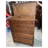 RARE MODEL PINE 18TH CENTURY MULE CHEST