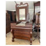 19th CENTURY FLAMED FRONT DRESSER