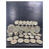 49 PC OF ROSE MEDALLION CHINA