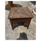 ANTIQUE INLAID MOROCCAN TABLE