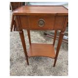 JOHN WIDDICOMB SOLID CHERRY 1 DRAWER STAND