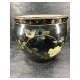 LARGE PORCELAIN FISH BOWL PLANTER