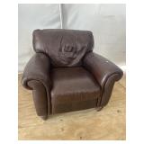 ITALIAN LEATHER CLUB CHAIR