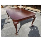 MAHOGANY CHIPPENDALE DINING TABLE