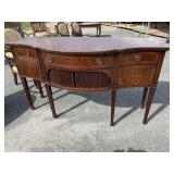 MAHOGANY TAMBOUR BANDED SIDEBOARD