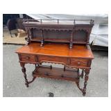 WALNUT VICTORIAN LIFT TOP DESK
