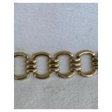 14K SOLID GOLD DESIGNER LINK BRACELET