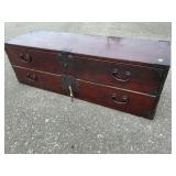 ANTIQUE ORIENTAL 2 DRAWER CHEST