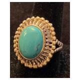 STERLING TURQUOISE RING