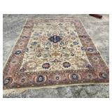 10FT 7IN X 7FT 8IN ANTIQUE HANDMADE RUG