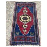 3FT 10IN X 2FT ANTIQUE HANDMADE RUNNER