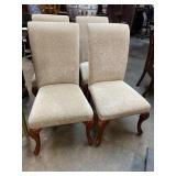 SET OF 4 UPHOLSTERED FRENCH CHAIRS